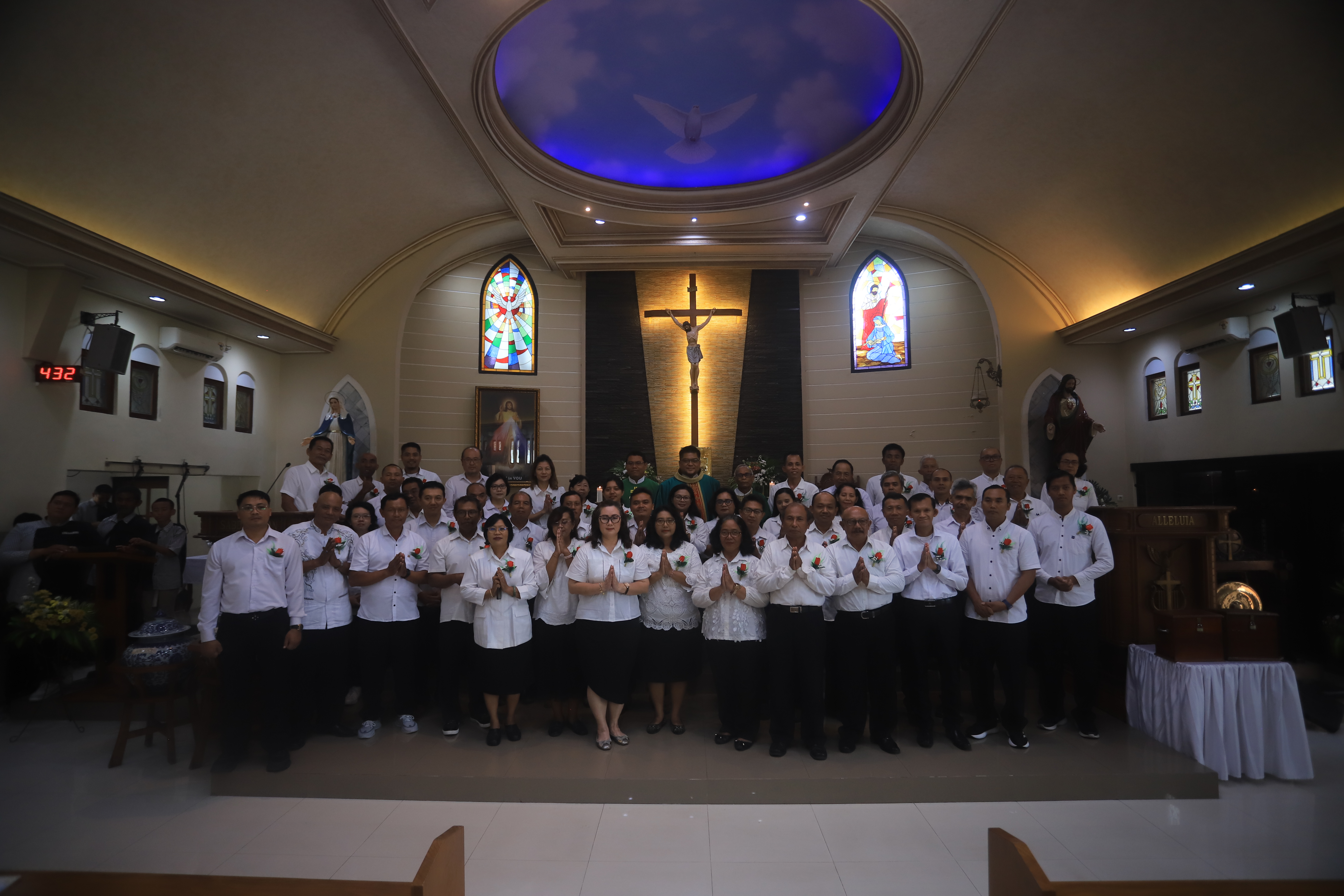 GRJ251018-1 Pelantikan DPP dan BGKP Paroki Santa Maria Blitar